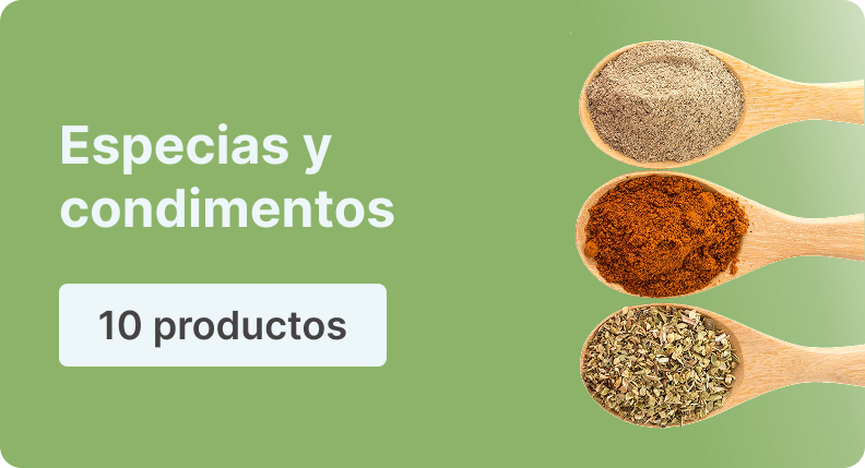 Especias y condimentos